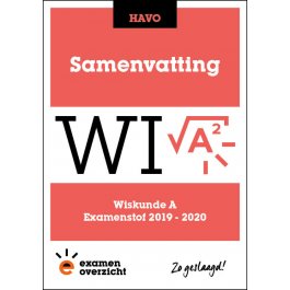 Wiskunde A Samenvatting Examen HAVO 2020