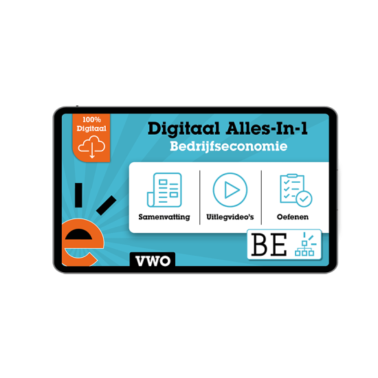 Digitaal Alles-In-1 Bedrijfseconomie (VWO)