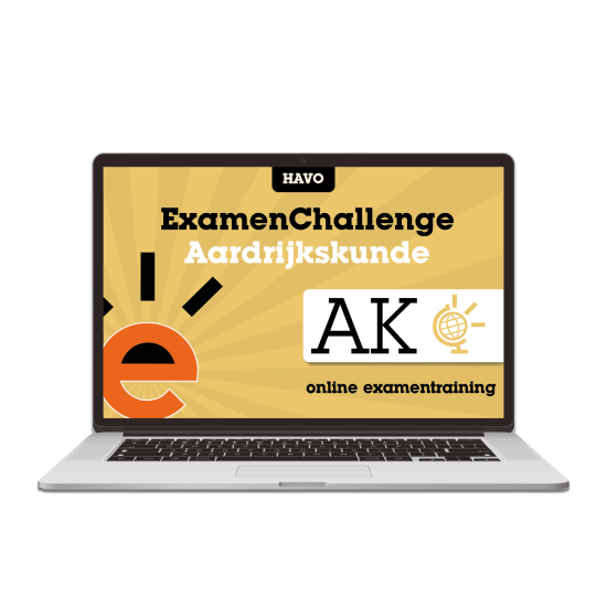 Online Examentraining: ExamenChallenge Aardrijkskunde HAVO