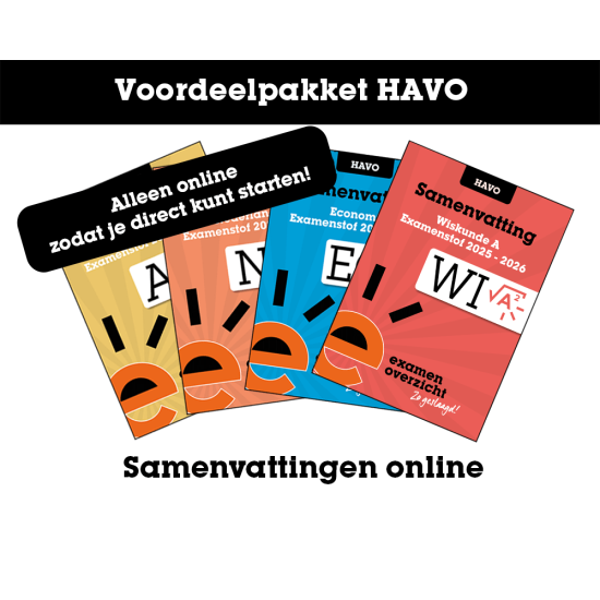 Voordeelpakket Digitale Samenvattingen HAVO