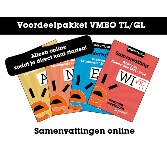 Voordeelpakket Digitale Samenvattingen VMBO TL/GL