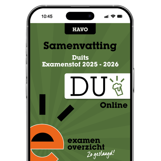 Samenvatting Duits HAVO (Digitaal)