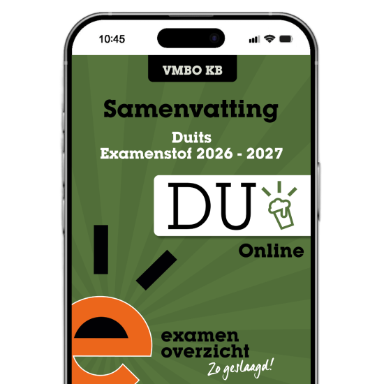 Samenvatting Duits VMBO KB (Digitaal)