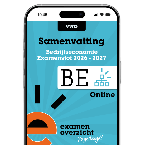 Samenvatting Bedrijfseconomie VWO (Digitaal)