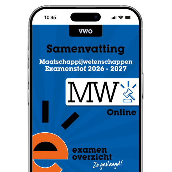 Samenvatting Maatschappij-wetenschappen VWO (Digitaal)