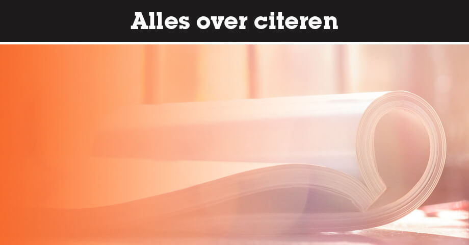 Alles over citeren