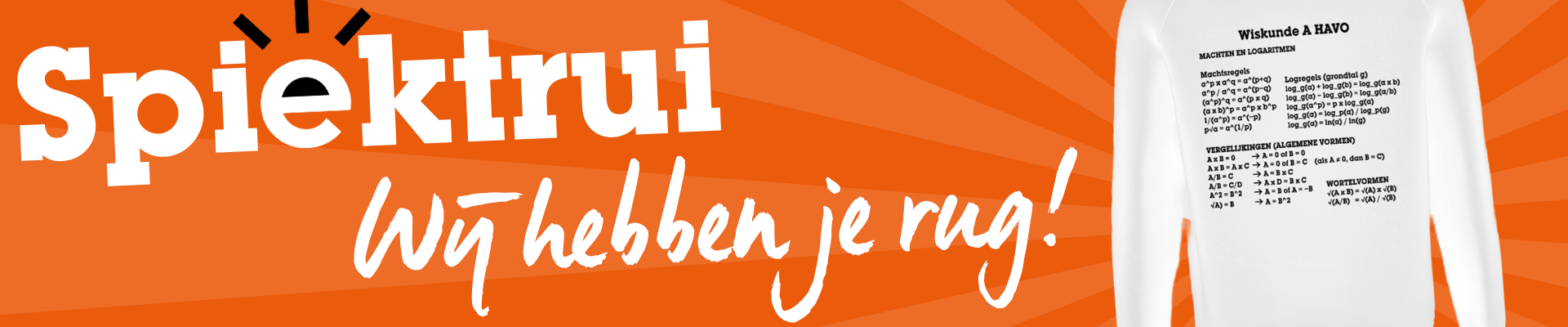 Spiektrui van ExamenOverzicht Spiektrui