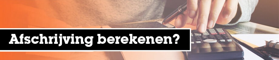 Hoe bereken ik de afschrijving?