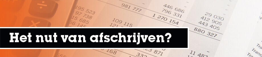 Wat is het nut van afschrijven?