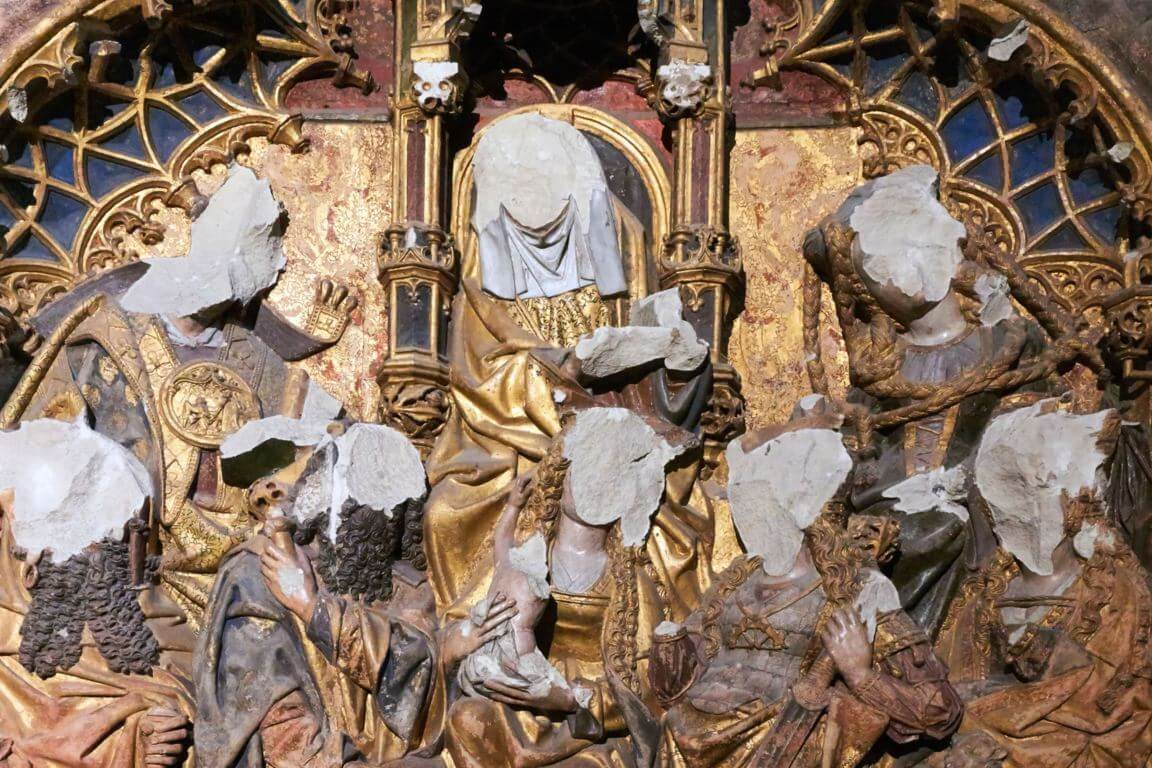 Beeldenstorm in de Dom in Utrecht Beeldenstorm in de Dom in Utrecht