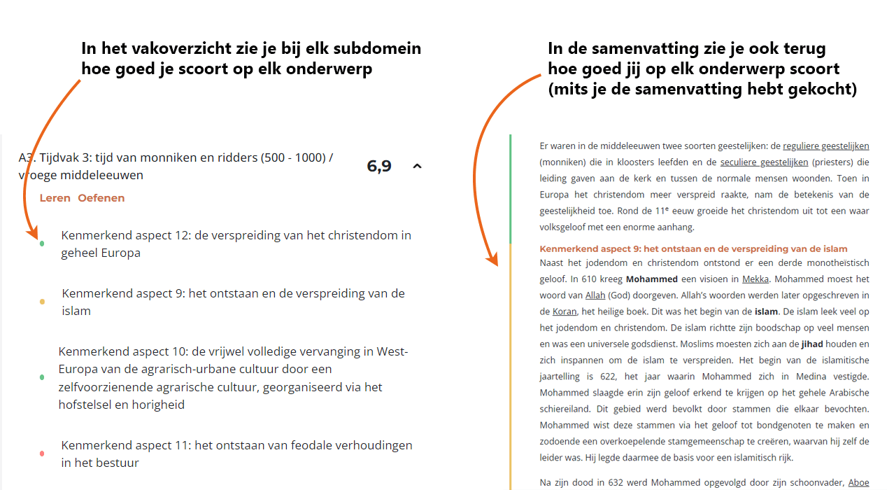 Inzicht in jouw score per onderwerp met de ExamenChallenge