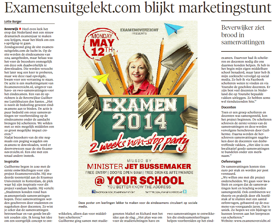 Noord-Hollands Dagblad ExamensUitgelekt Noord-Hollands Dagblad ExamensUitgelekt