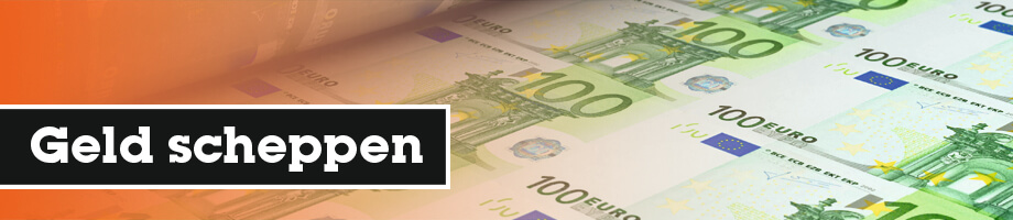 Geld scheppen ECB Geld scheppen ECB