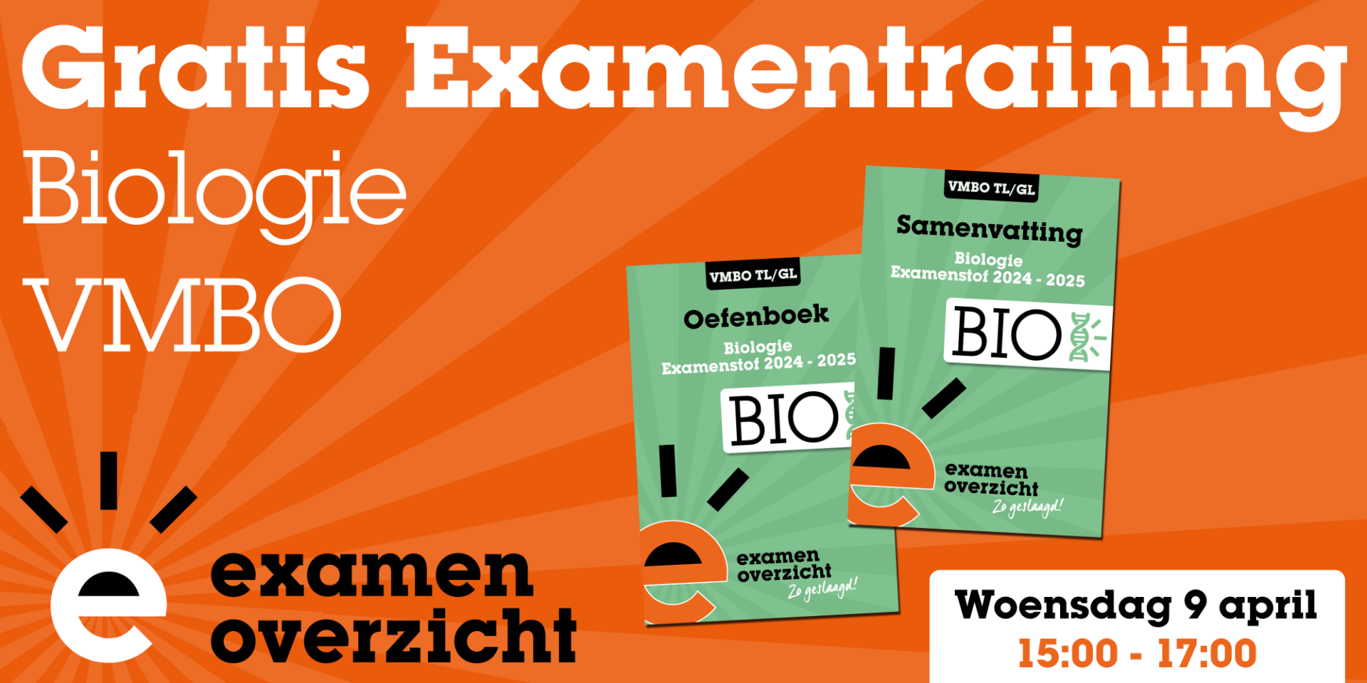 Inschrijven voor de Gratis Examentraining | April 2025