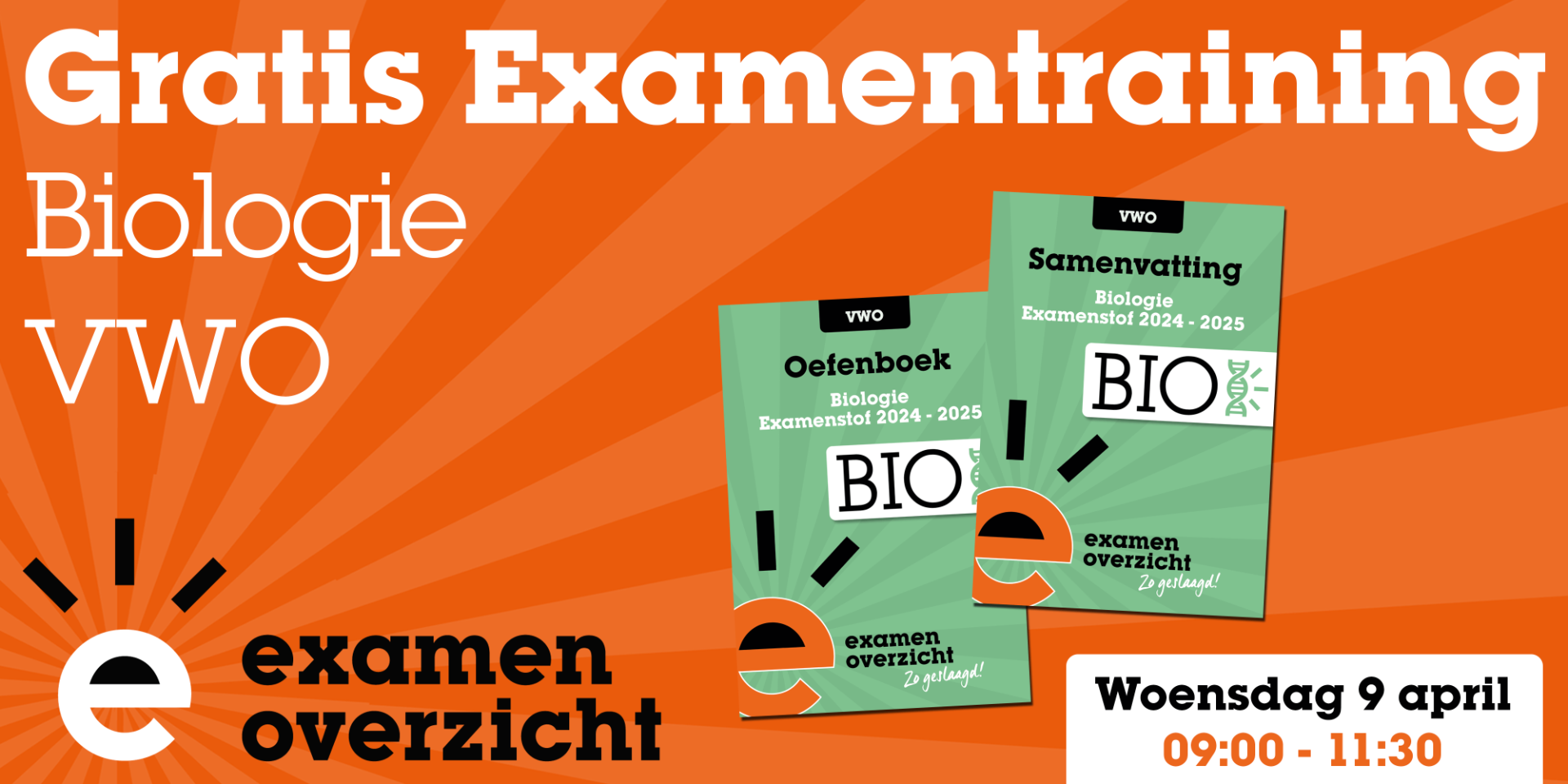 Inschrijven voor de Gratis Examentraining | April 2025