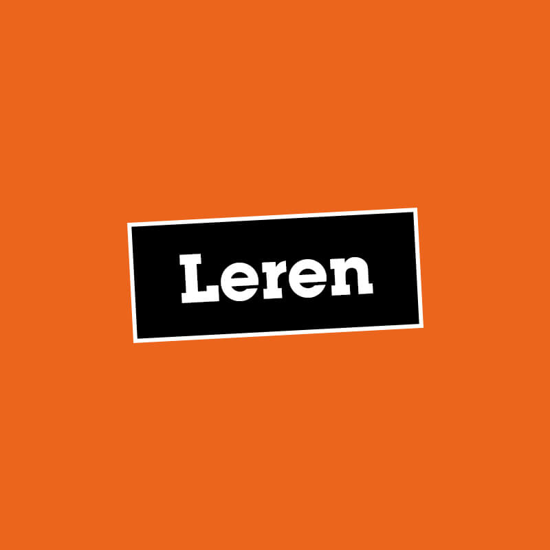 Leren-knop