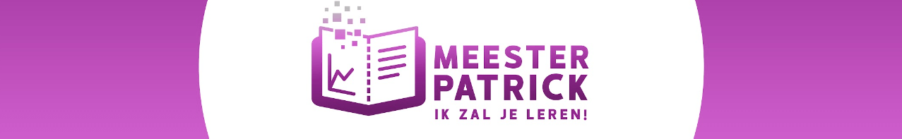 YouTube kanaal van Meester Patrick