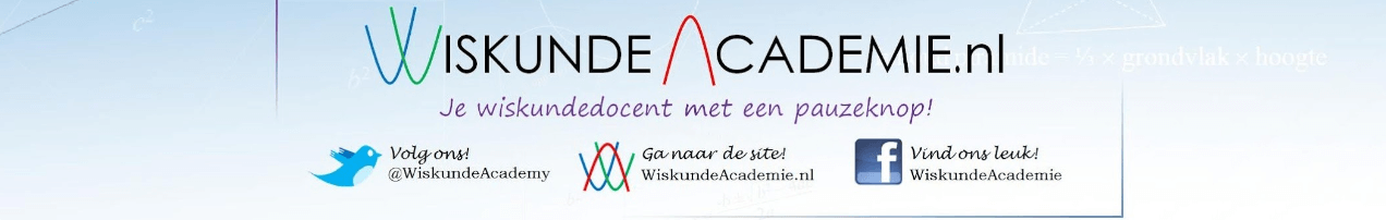 YouTube kanaal van WiskundeAcademie