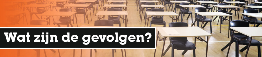 Wat zijn de gevolgen van onregelmatigheden tijdens het eindexamen?