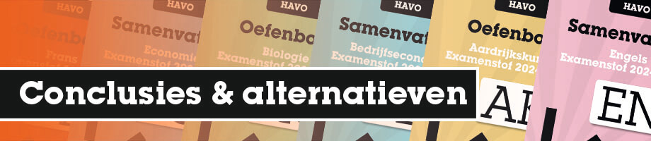 Conclusie en alternatieven