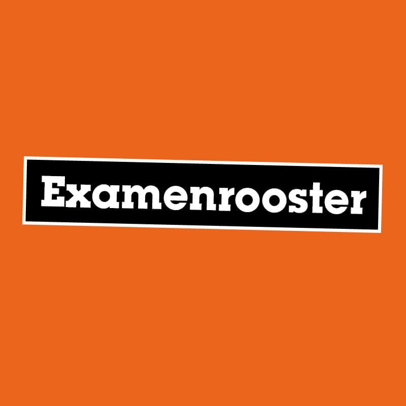 Examenrooster-knop
