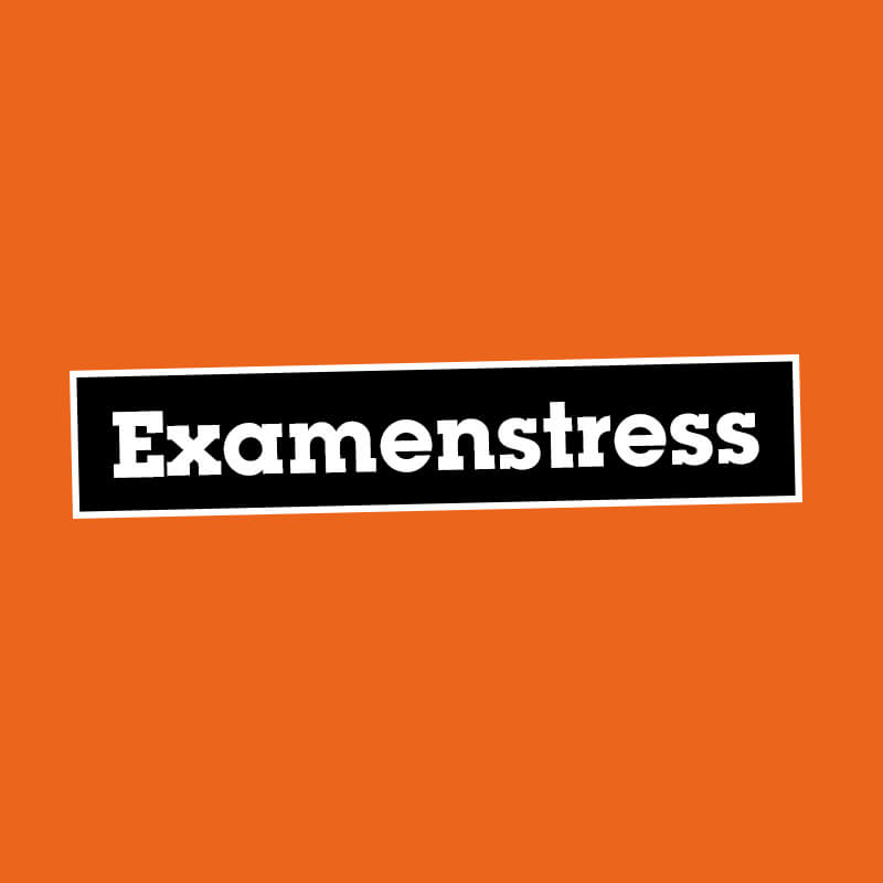 Examenstress-knop