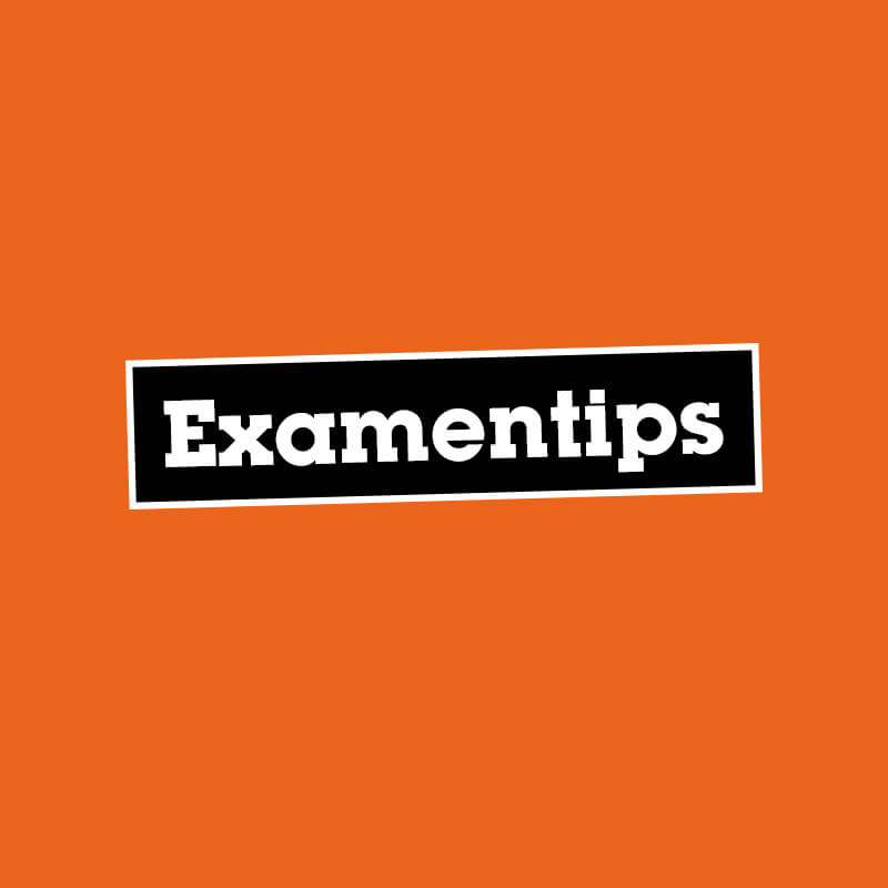 Examentips-knop