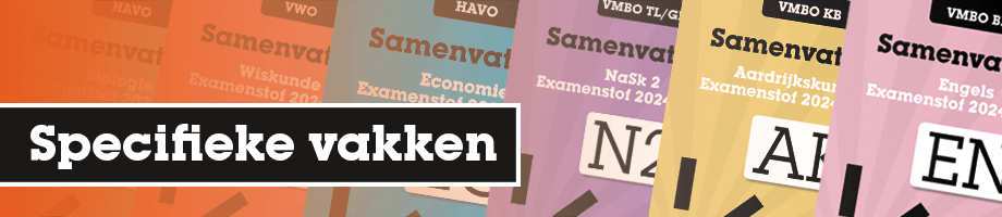 Oude examens oefenen voor specifieke vakken