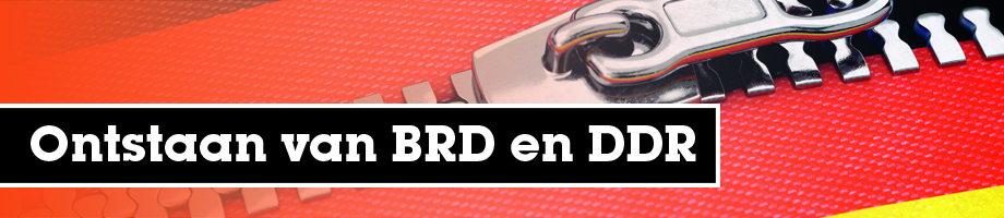 Het ontstaan van de BRD en DDR