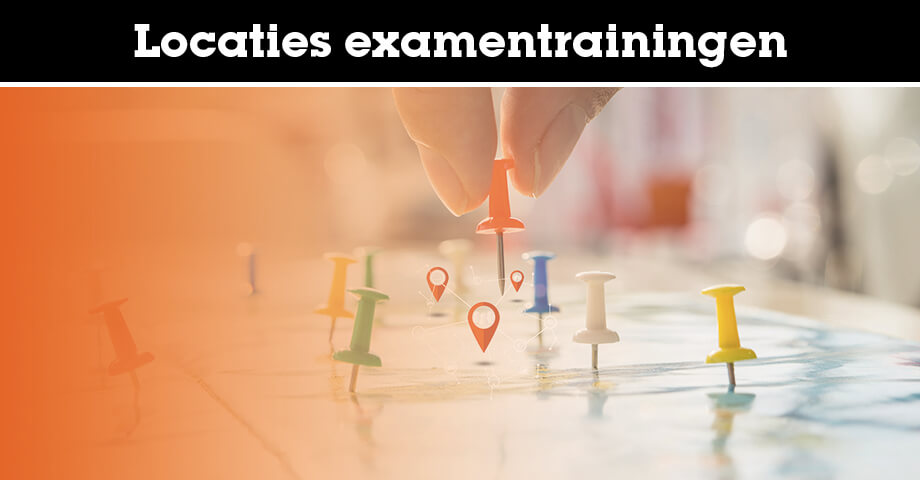Alle locaties van de examentrainingen