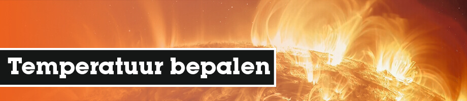 Hoe bepaal je de temperatuur van een ster?