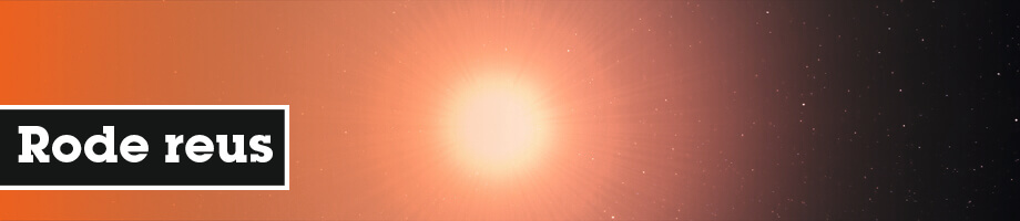 Wat is een rode reus?