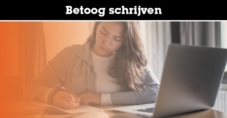 Betoog schrijven