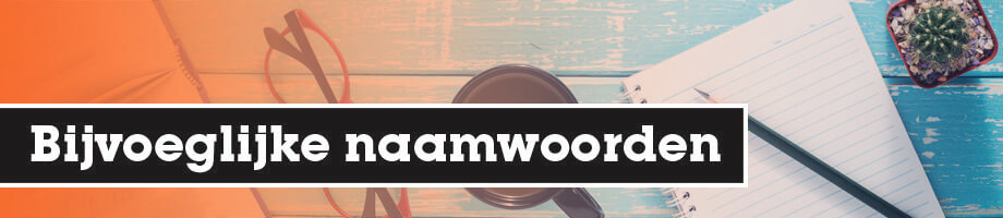 Bijvoeglijke naamwoorden Bijvoeglijke naamwoorden