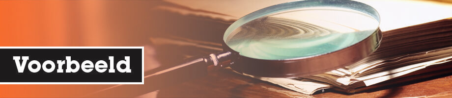 Voorbeeldzin Voorbeeldzin