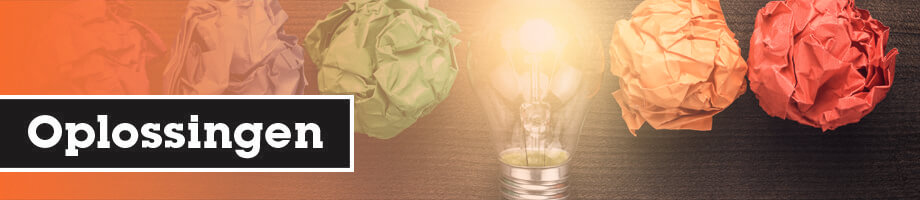 Oplossingen Oplossingen