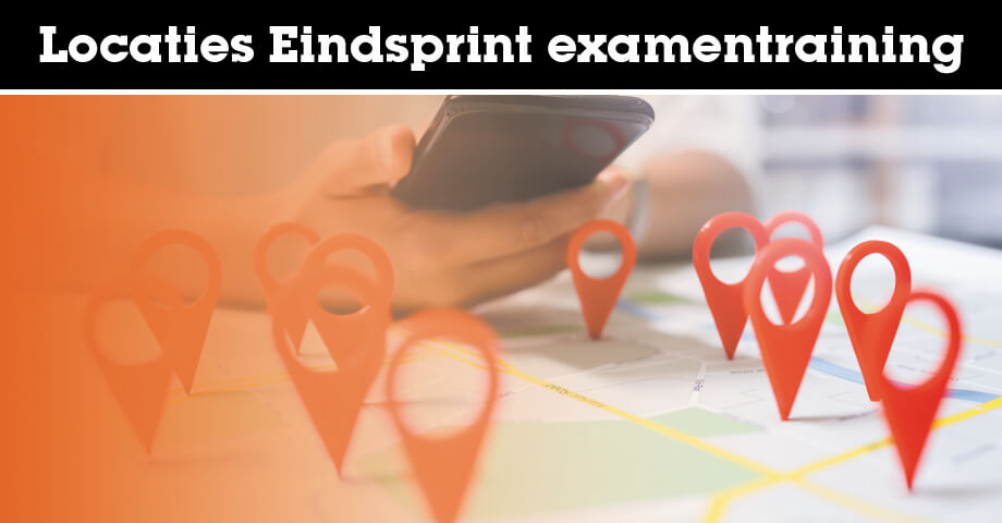 Alle locaties van de Eindsprint examentraining