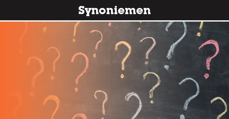 Wat zijn synoniemen?