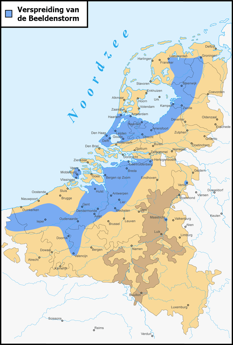 Verspreiding van de Beeldenstorm