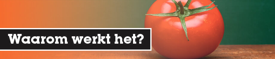 Waarom werkt de Pomodoro techniek? Waarom werkt de Pomodoro techniek?