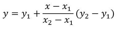 Formule lineaire interpolatie