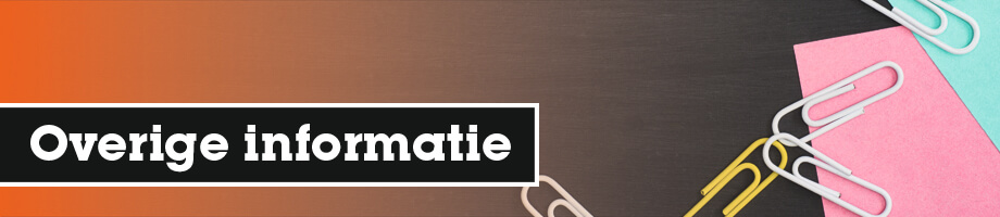 Overige informatie over de integraal Overige informatie over de integraal