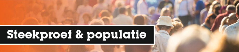 Wat is een steekproef en wat is een populatie?