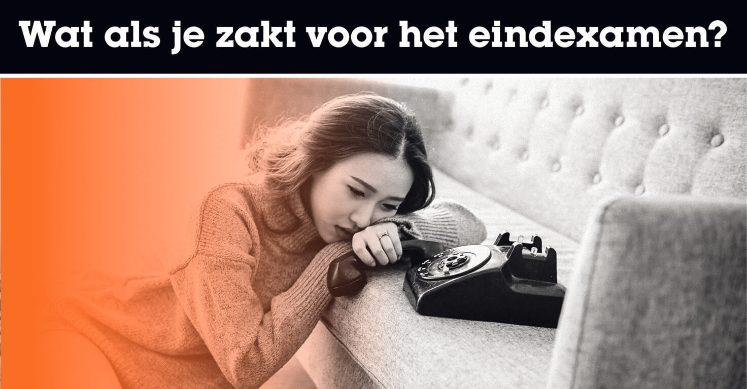 Zakken voor het eindexamen