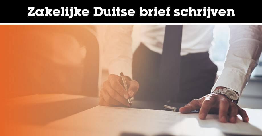 Zakelijke brief schrijven in het Duits