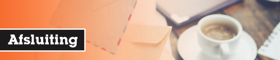 Afsluiting Afsluiting