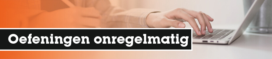 Oefenen met onregelmatige werkwoorden