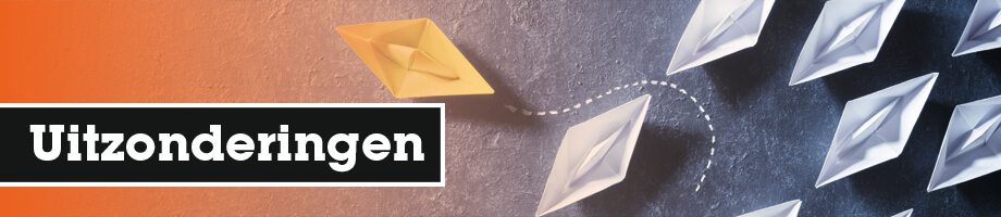 Welke uitzonderingen kent de past perfect?