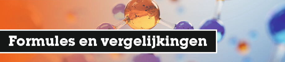 Hoe reken je met molecuulformules en reactievergelijkingen van zouten? Hoe reken je met molecuulformules en reactievergelijkingen van zouten?