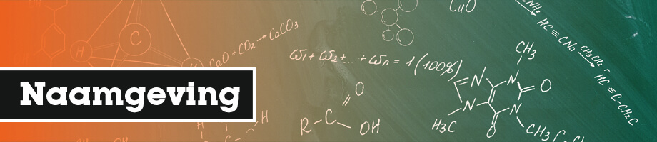 Naamgeving van esters Naamgeving van esters